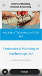 Mobile Screenshot of bobdolanplumbing.com