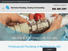 Tablet Screenshot of bobdolanplumbing.com